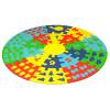 Мягкий детский пол коврик-пазл  "круг"