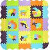Мягкий детский пол коврик-пазл  "мозаика с животными"