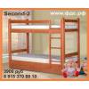 "second 2" двухъярусная кровать  для взрослых и подростков
