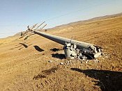 Из-за сбитой танком опоры ЛЭП бурятский поселок остался без света