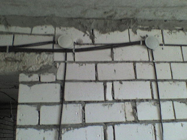 Монтаж скрытой проводки под штукатурку - DSC00045.JPG