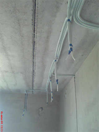 Электромонтаж в квартире - разводка по потолку - Потолок 1.jpg