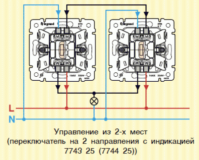 Перекидной выключатель Легранд - per1