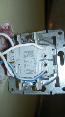 Включение света из четырёх точек - 1