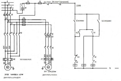 А эта попытка переделать схему . - переделанная схема станка.JPG