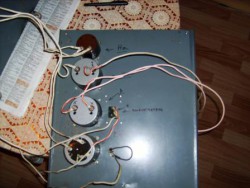 Сборка аналога военного бензогенератора сделанного в СССР - щиток 2.JPG