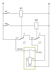 Работа насоса в автоматическом режиме. - Схема 2