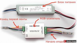 Многоцветная светодиодная лента RGB - rgb-usilitel