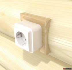 Накладки на бревно - под розетки и выключатели - nakladka.jpg