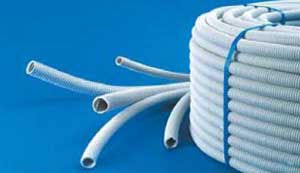 Гофрированная самозатухающая труба